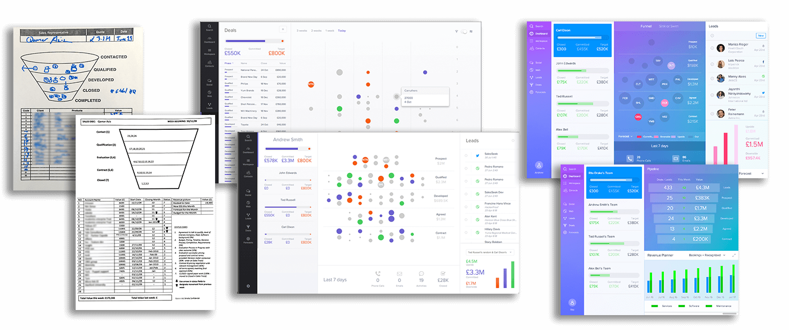 SalesSeek app history